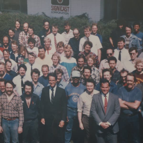 Signicast employees when the company was bought